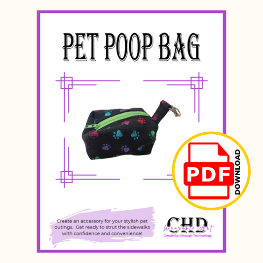 Poop Bag Pattern | PDF Sewing Pattern for leash Poop Bag