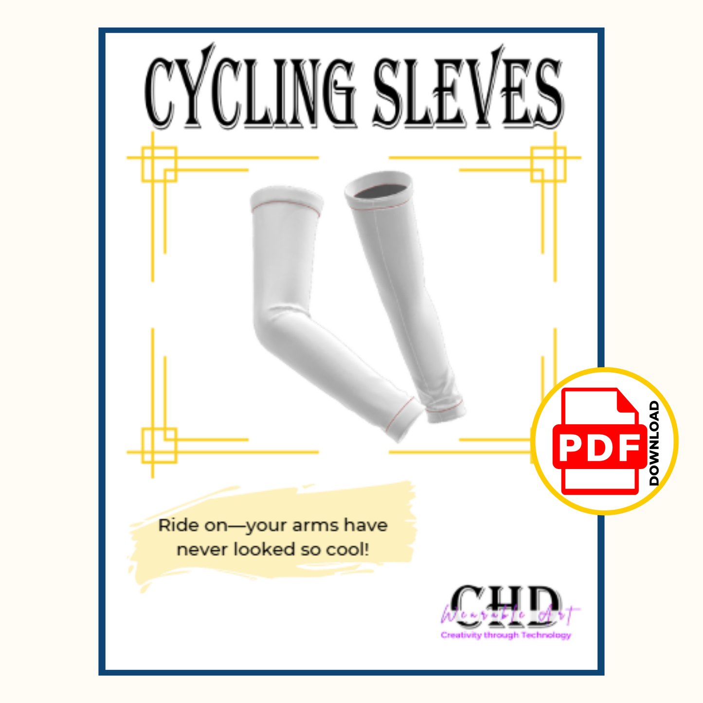Cycling Sun Sleeves | Easy Sun Sleeve Pattern