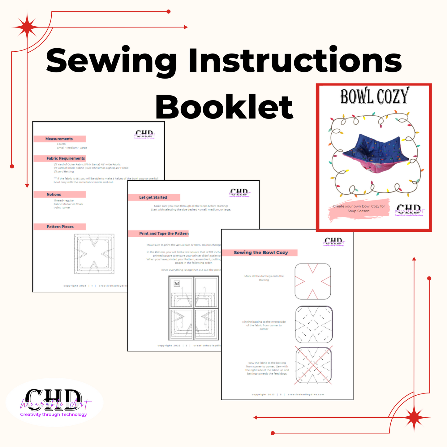 Bowl Cozy PDF Sewing Pattern