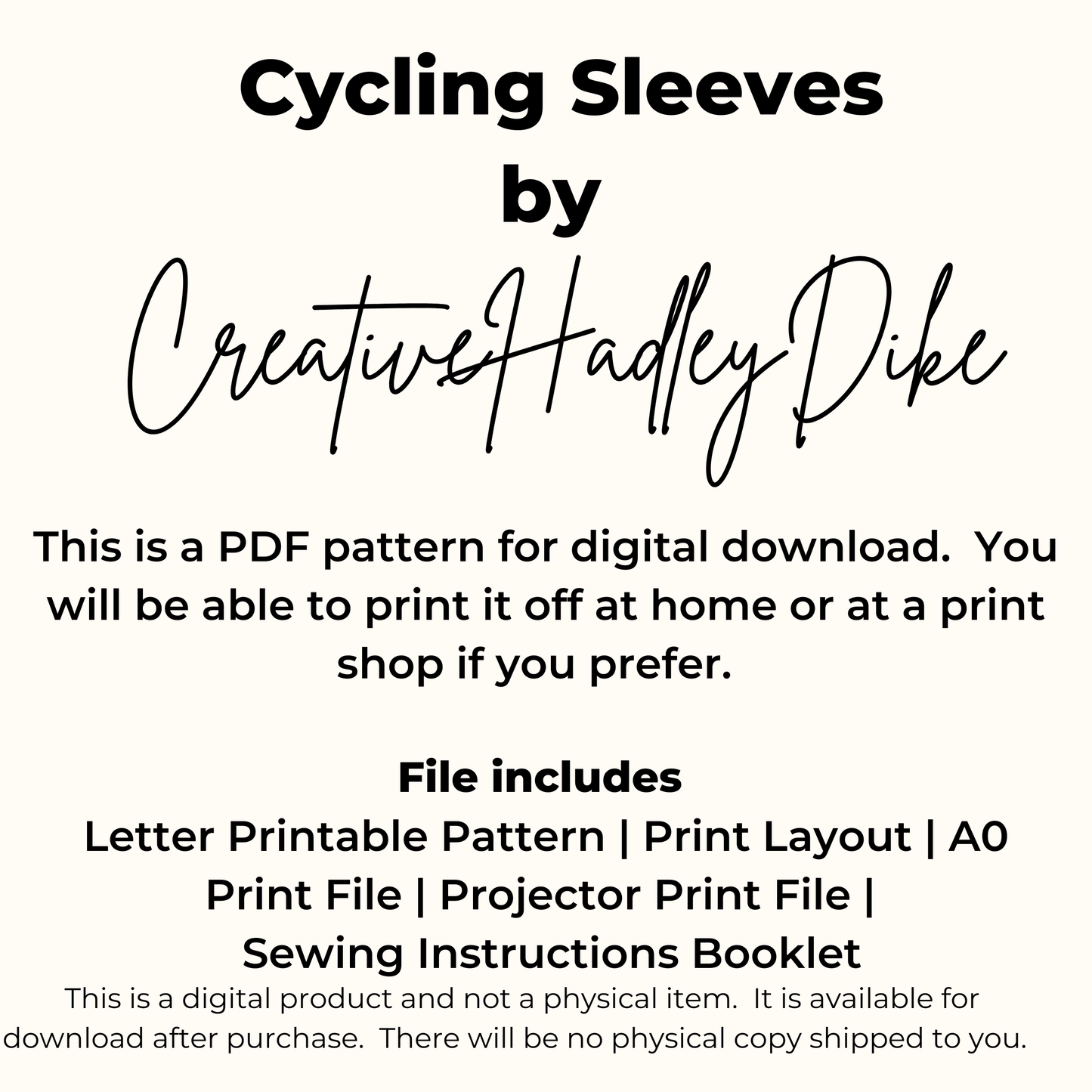 Cycling Sun Sleeves | Easy Sun Sleeve Pattern