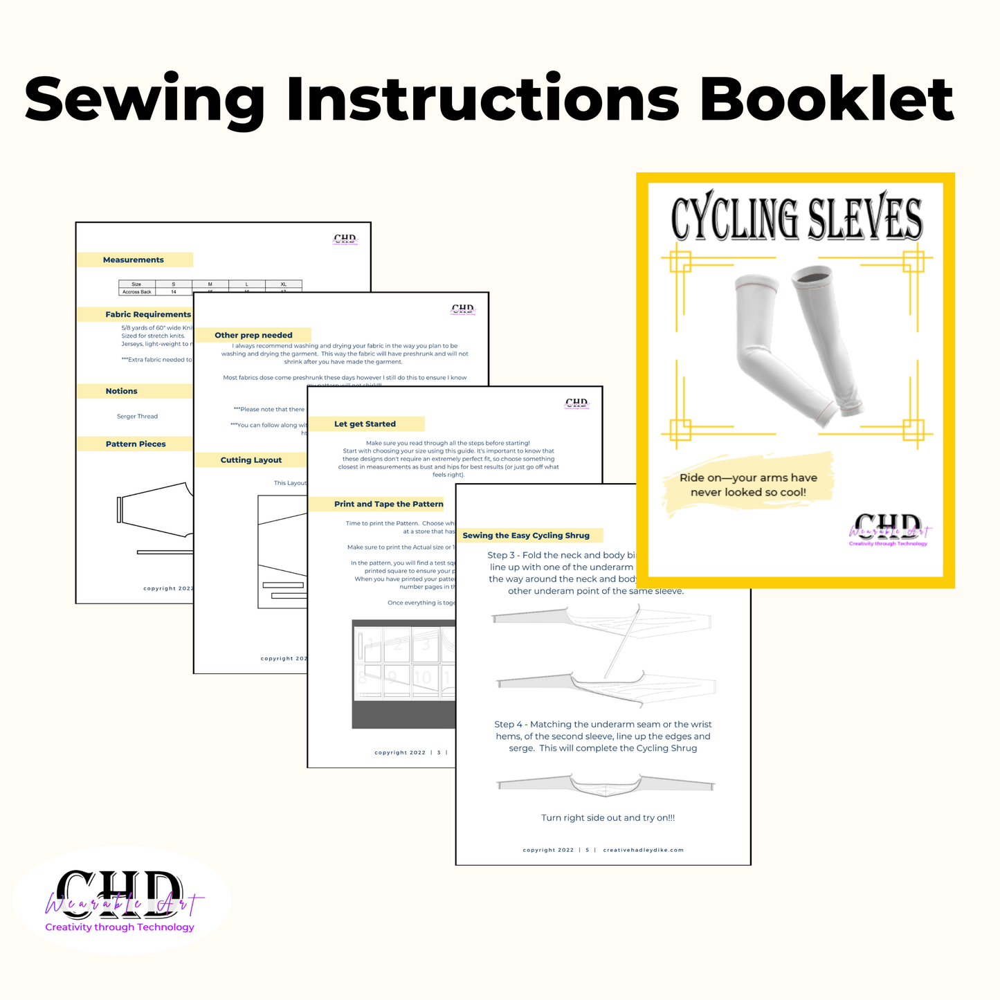 Cycling Sun Sleeves | Easy Sun Sleeve Pattern