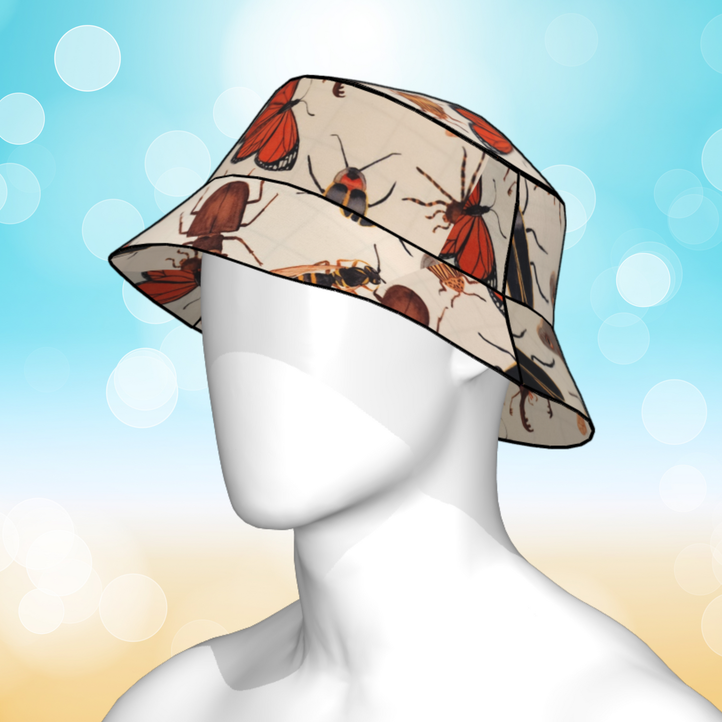 DIY Bucket Hat PDF Pattern & Tutorial | Instant Download with YouTube Sew-Along | Printable or Projector Friendly Sewing Guide