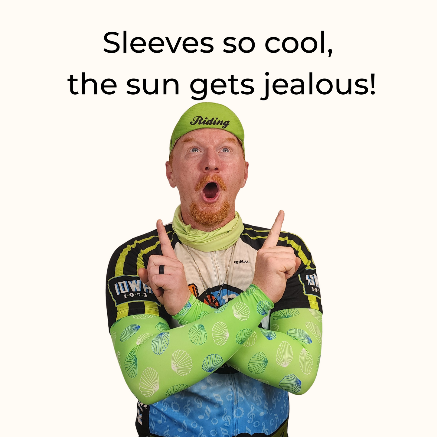 Cycling Sun Sleeves | Easy Sun Sleeve Pattern