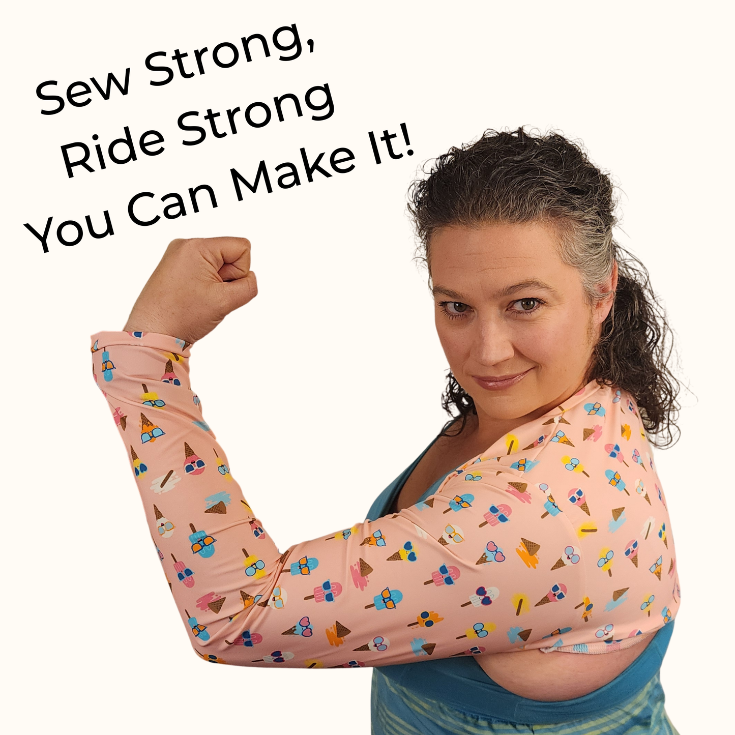 Fitted Cycling Shrug PDF Sewing Pattern | Sportswear Top | Athletic Shrug