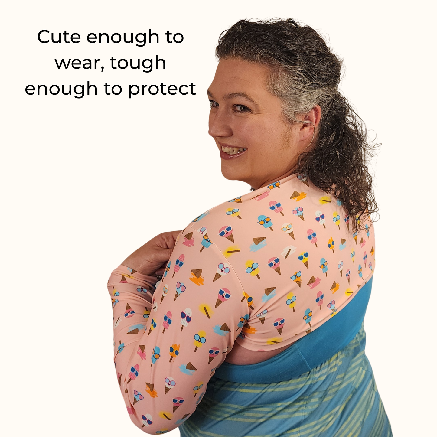 Fitted Cycling Shrug PDF Sewing Pattern | Sportswear Top | Athletic Shrug