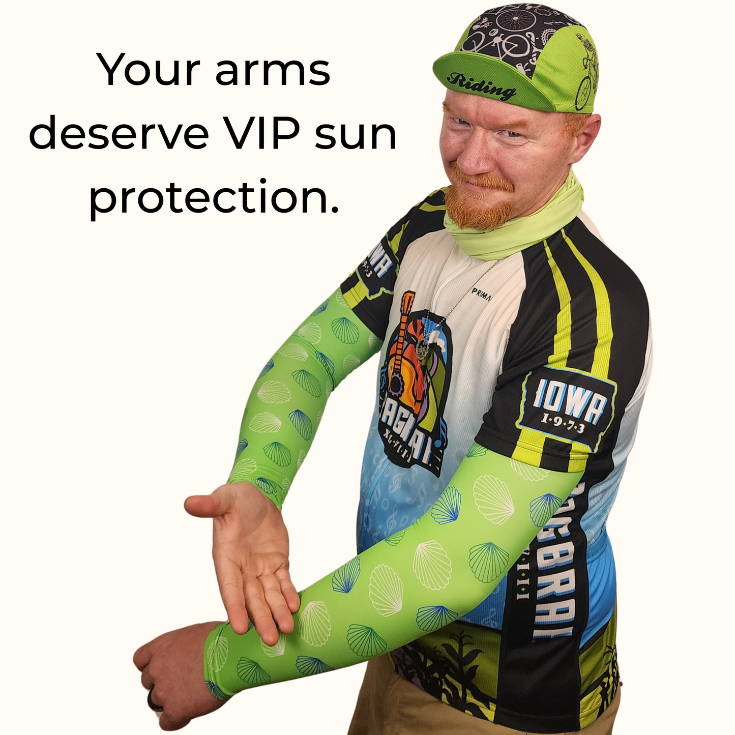 Cycling Sun Sleeves | Easy Sun Sleeve Pattern