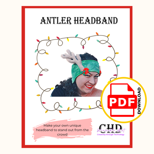 Antler Headband PDF Sewing Pattern