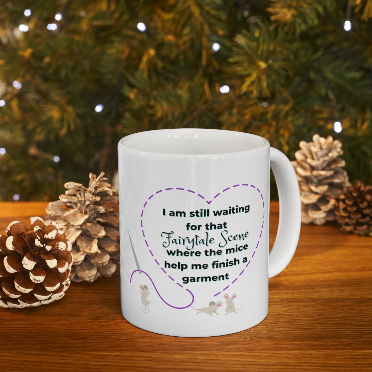 Sewing Fairytale Ceramic Mug 11oz