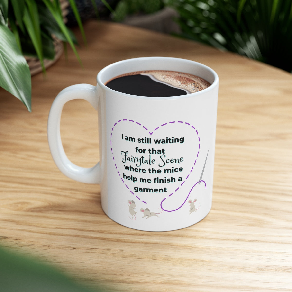 Sewing Fairytale Ceramic Mug 11oz