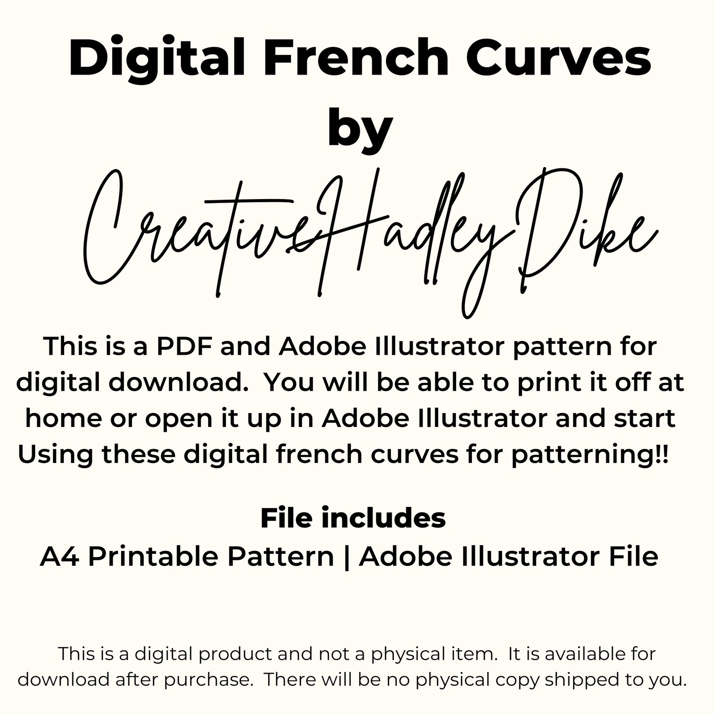 Digital French Curves