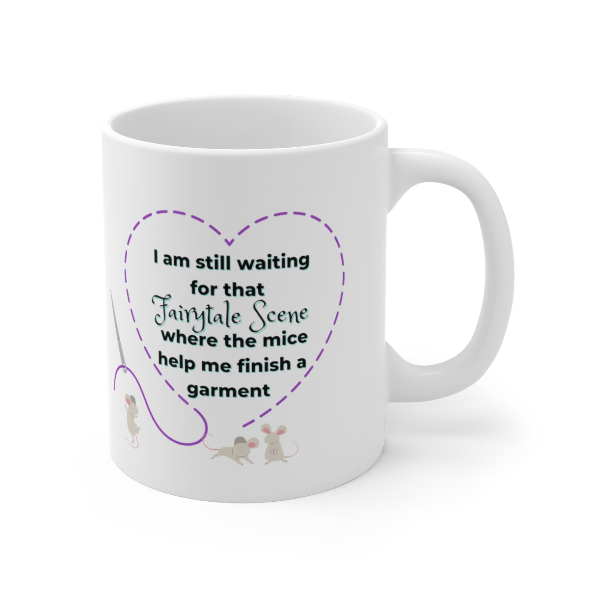 Sewing Fairytale Ceramic Mug 11oz