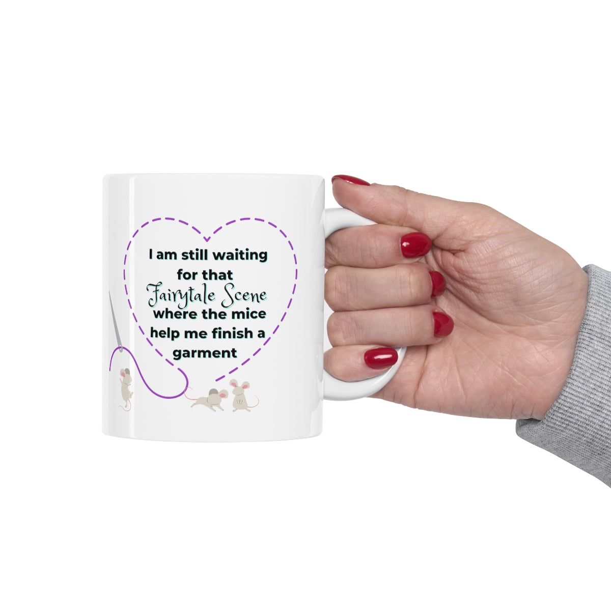 Sewing Fairytale Ceramic Mug 11oz