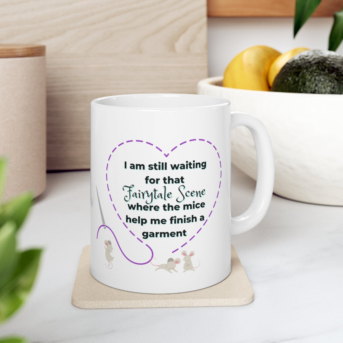 Sewing Fairytale Ceramic Mug 11oz