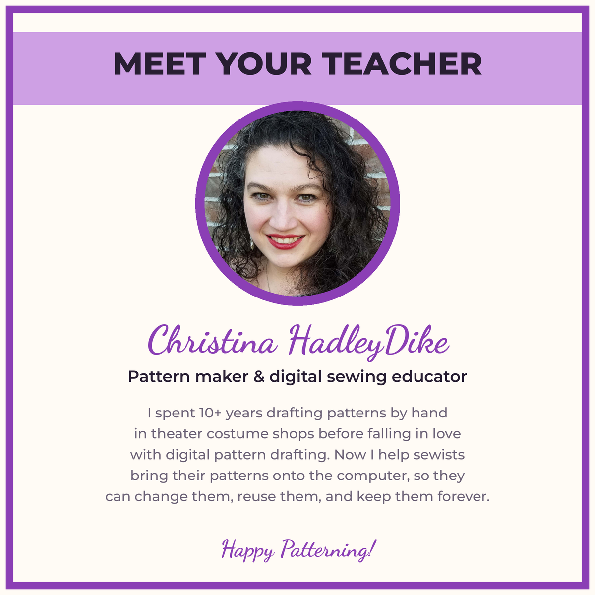 From Paper to Pixels: Digitize Your Sewing Patterns (Online Course)