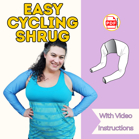 Easy Cycling Shrug Sewing Pattern