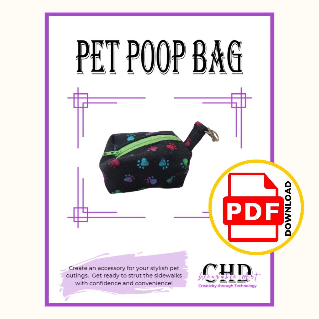 Poop Bag Pattern | PDF Sewing Pattern for leash Poop Bag