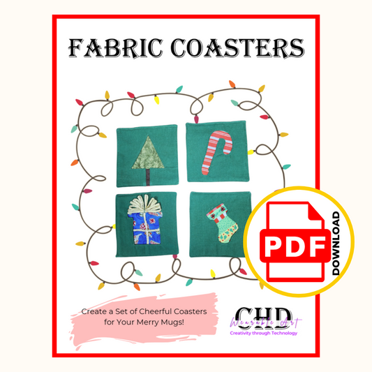 Holiday Fabric Coaster Sewing Pattern