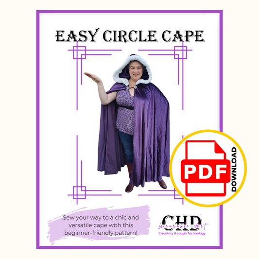 Easy Circle Cape Sewing Pattern