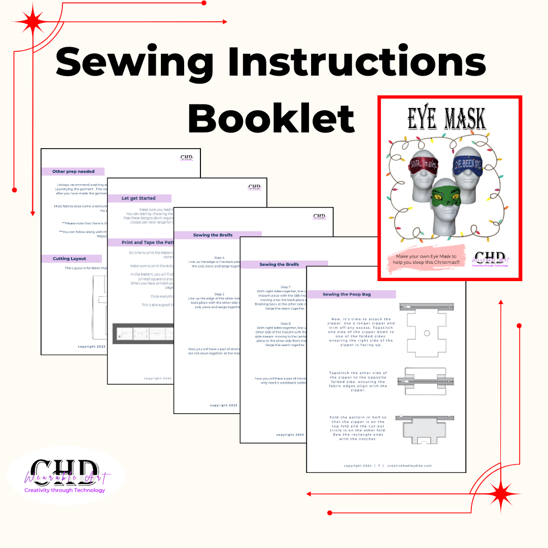 DIY Eye Mask Sewing Pattern