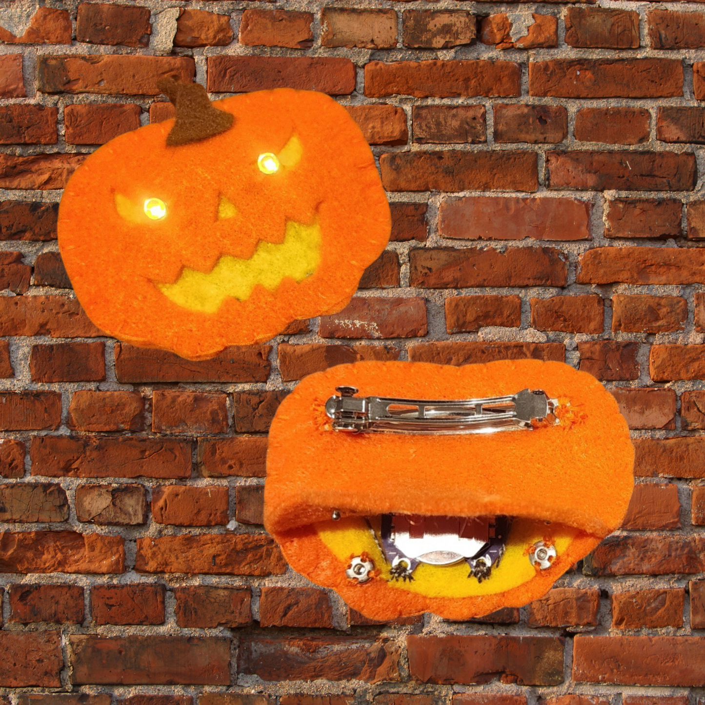 Pumpkin Hair Clip Sewing Pattern – Printable PDF & Video Tutorial with 4 Designs