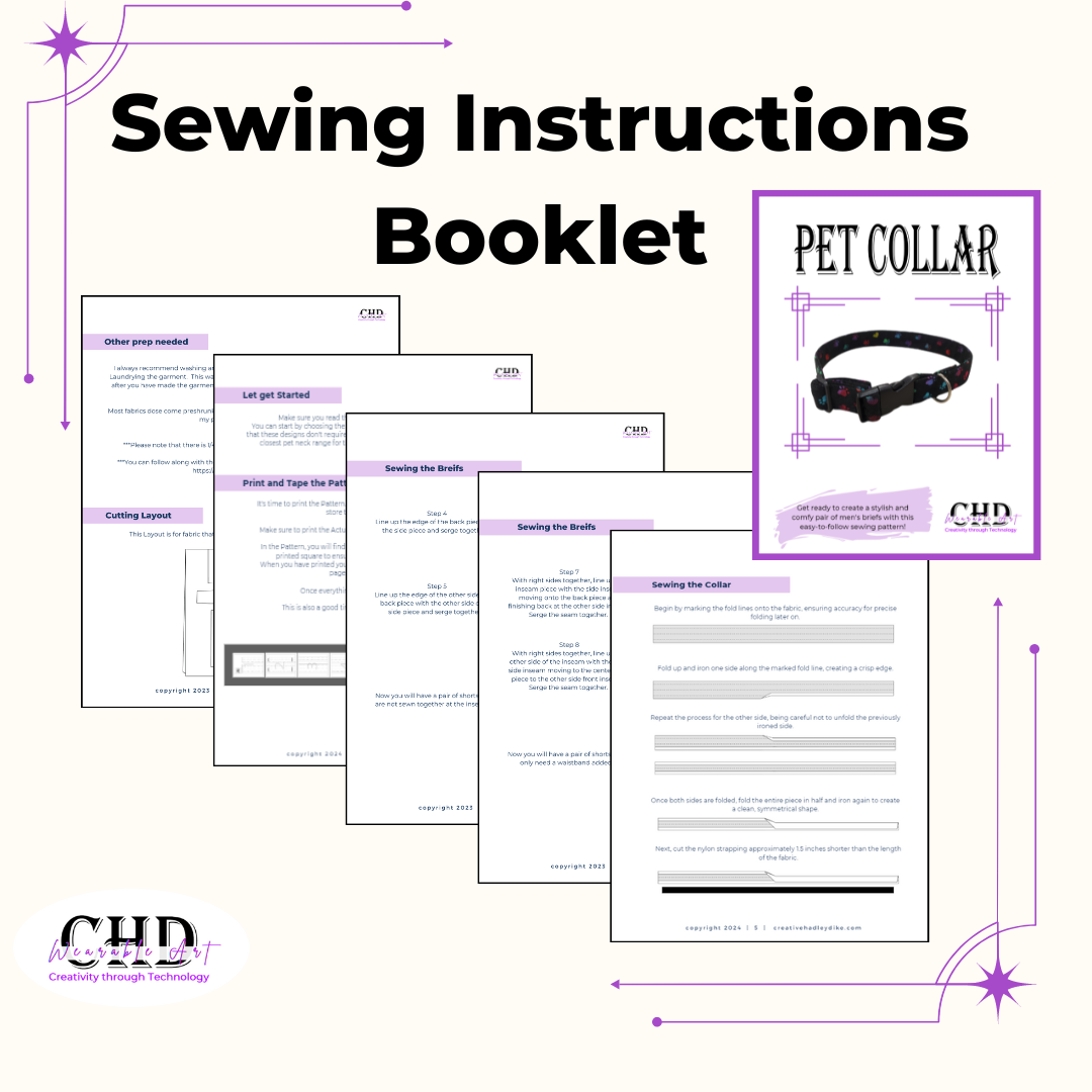 Custom Pet Collar PDF Pattern