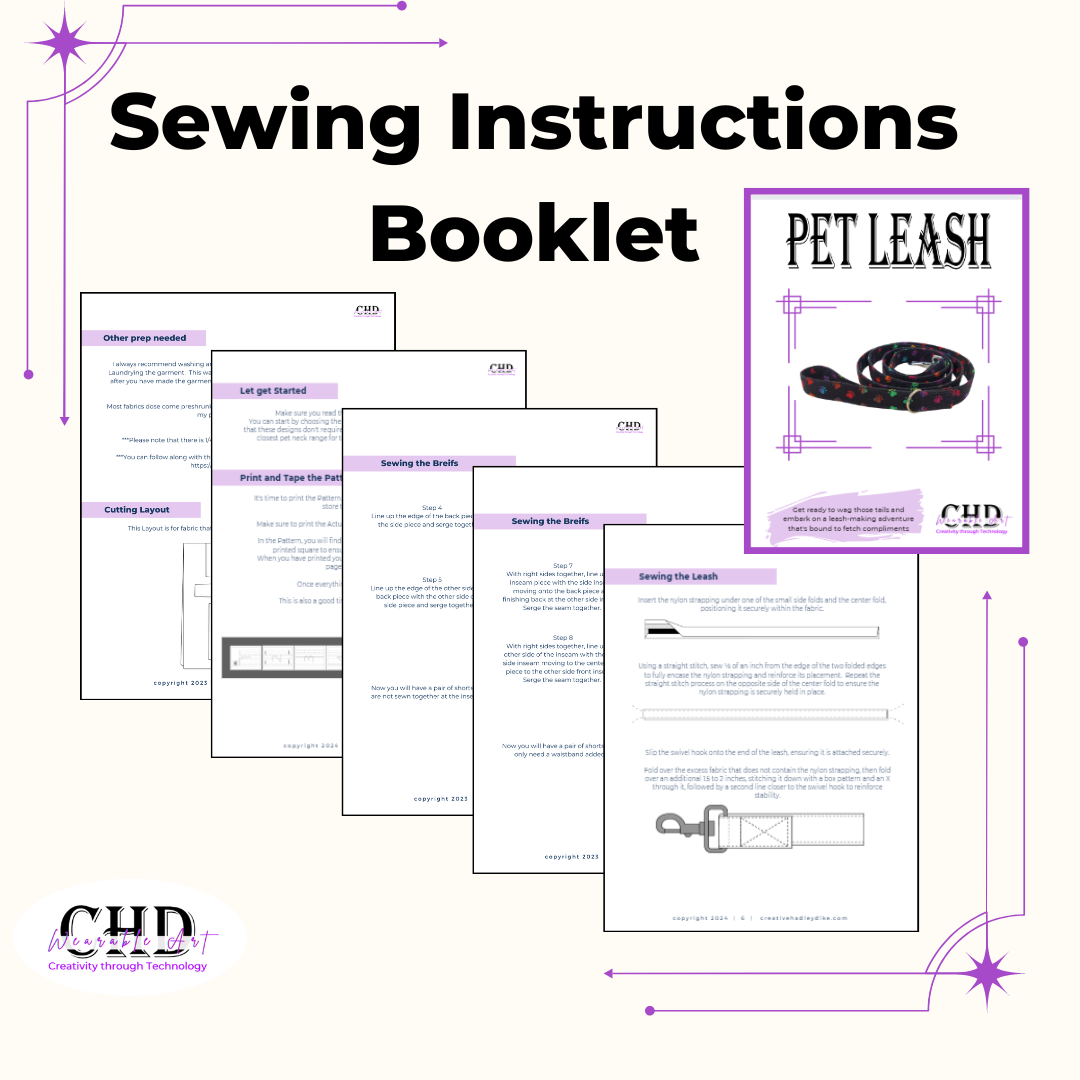 Dog Leash PDF Sewing Pattern