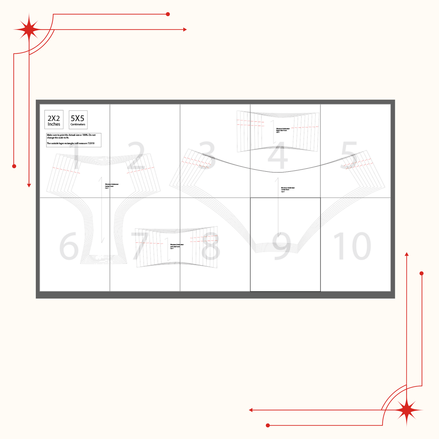 Bikini Underwear Pattern