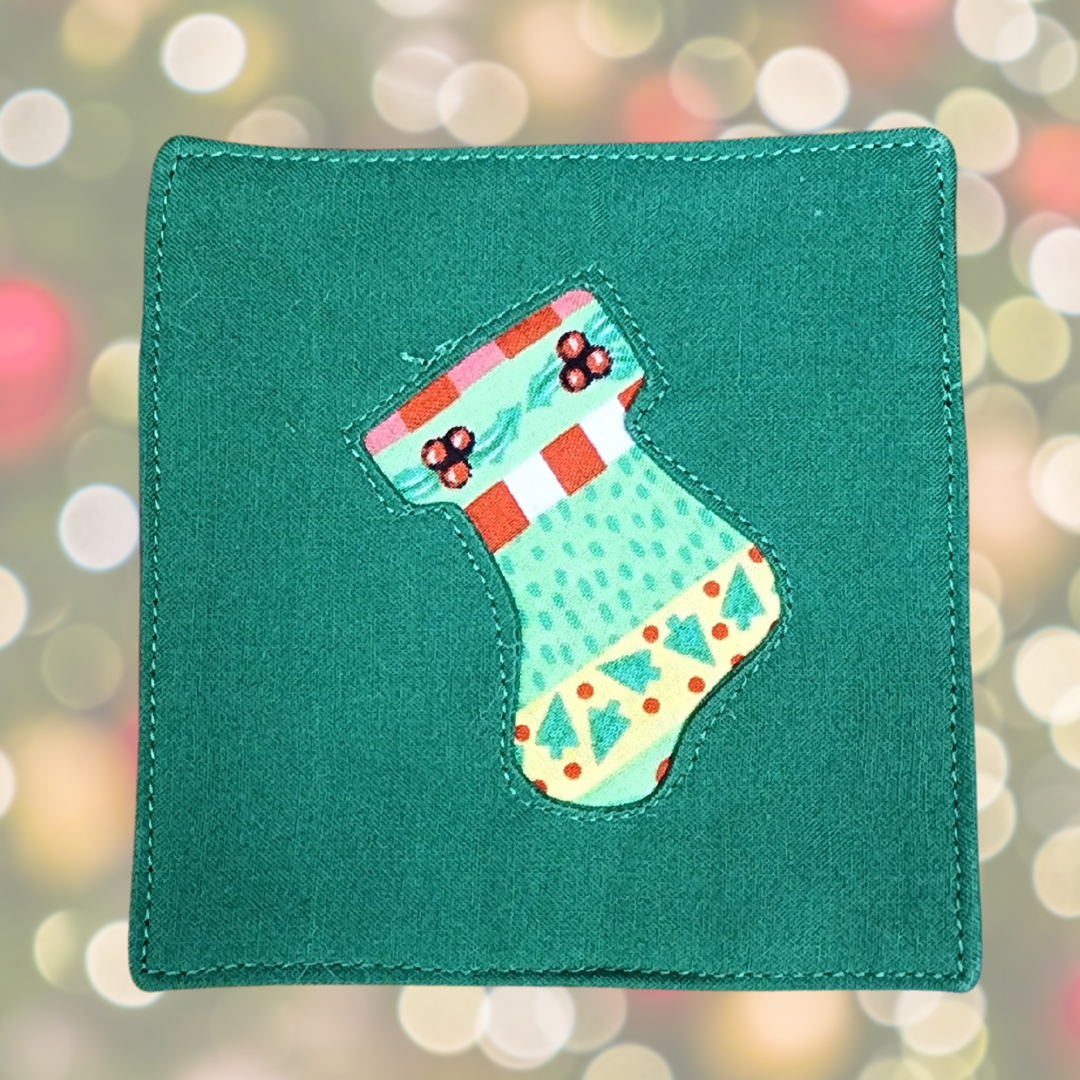 Holiday Fabric Coaster Sewing Pattern