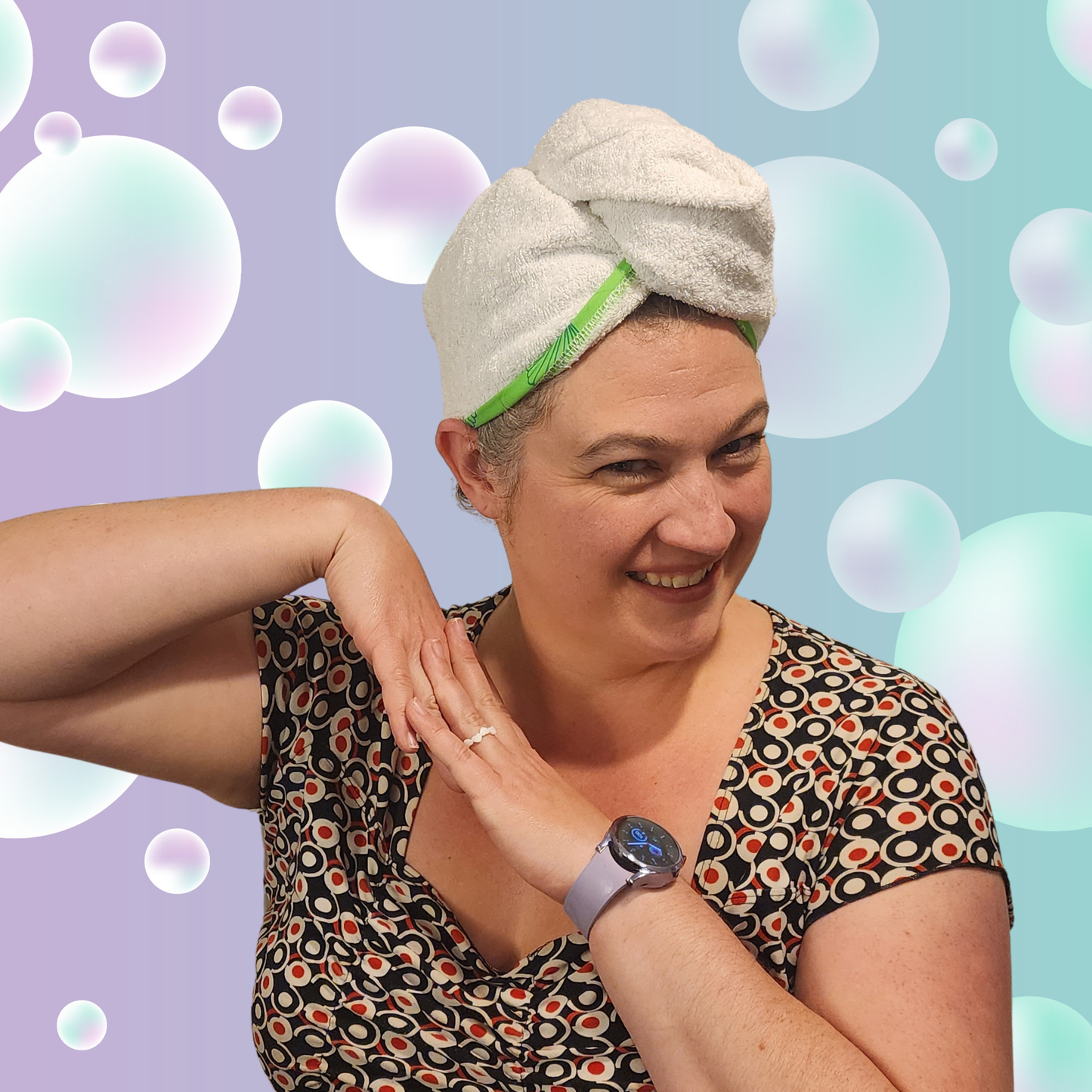 Soft Hair Towel Wrap Sewing Pattern for Beginners