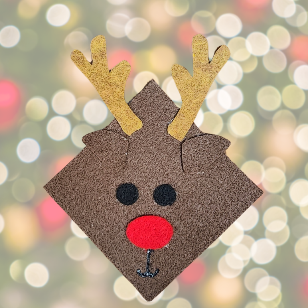 DIY Felt Christmas Coasters Sewing Pattern