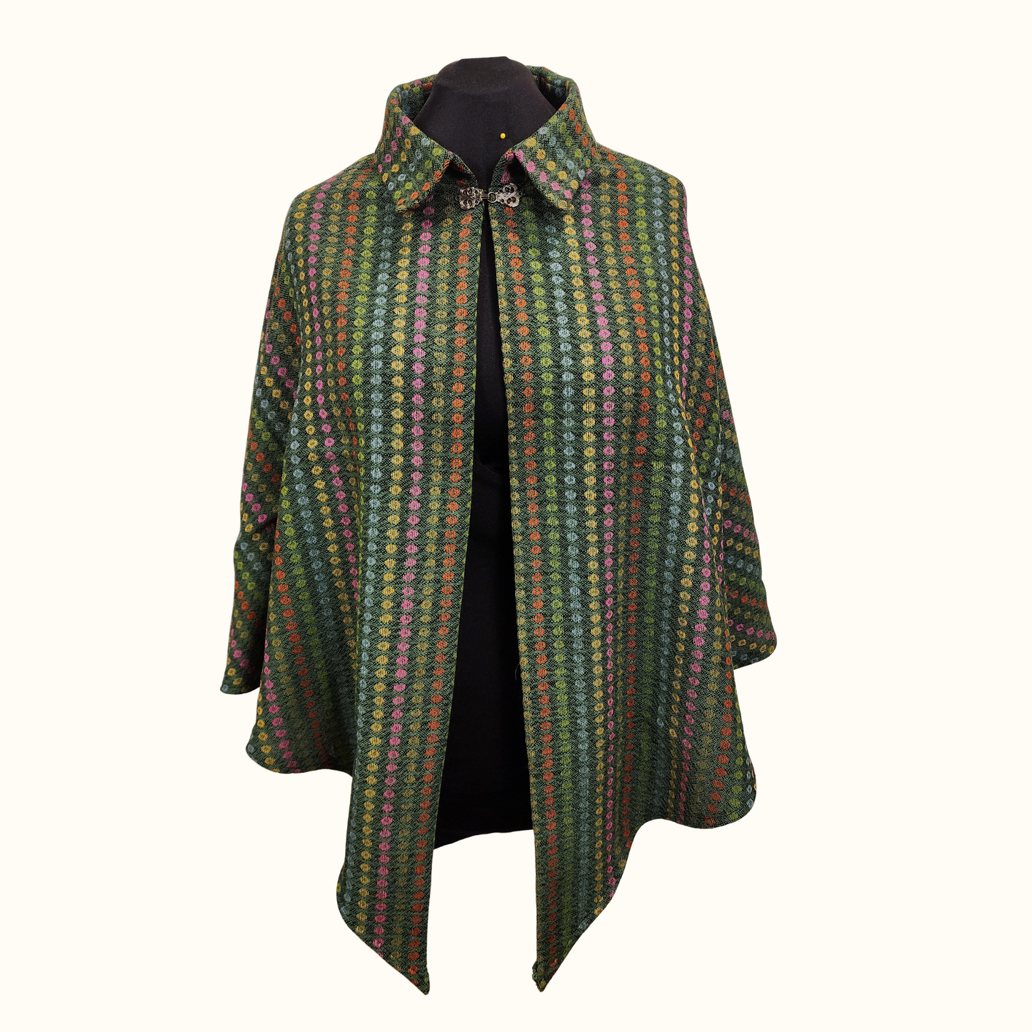 Cozy Cape Sewing Pattern PDF – Beginner Friendly Cape with Collar or Hood Options, 12 Sizes