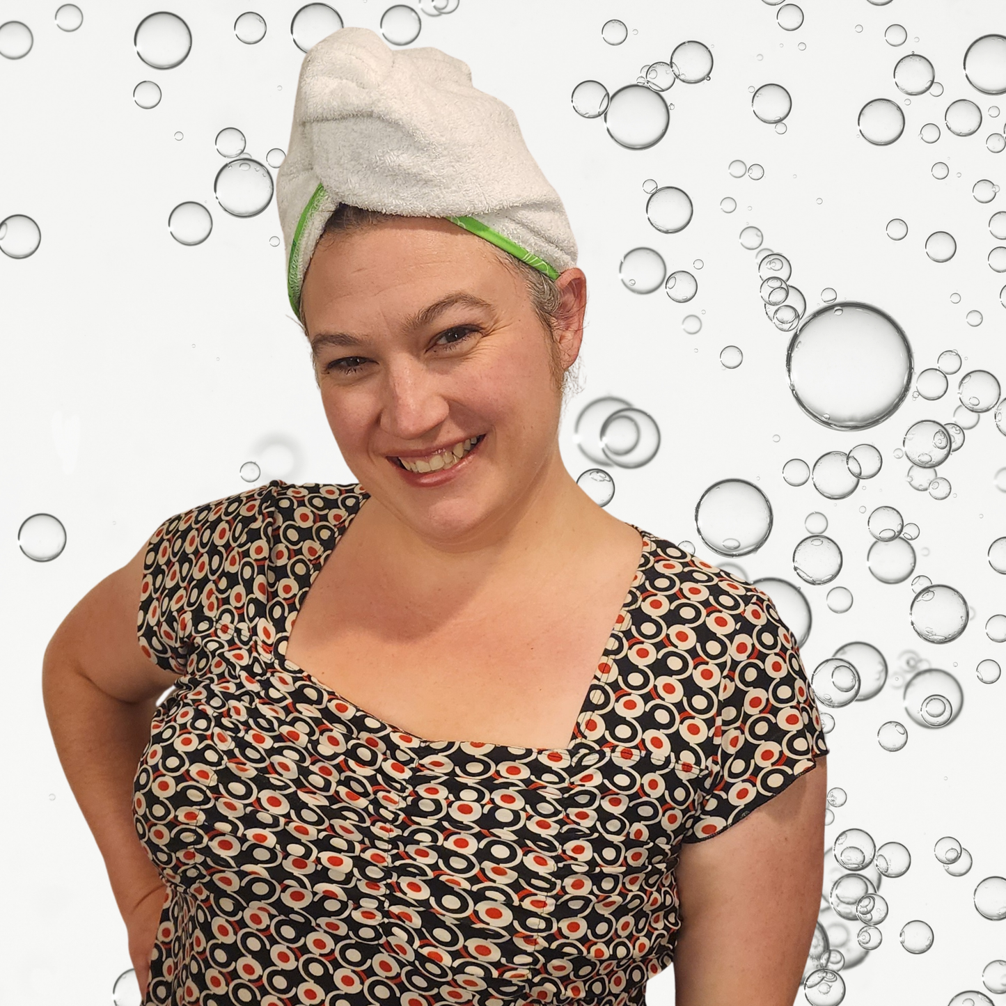 Soft Hair Towel Wrap Sewing Pattern for Beginners