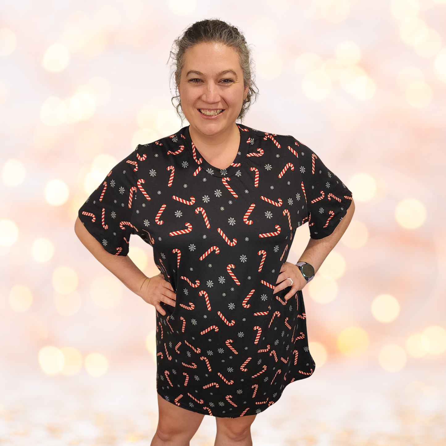 Easy Sleep Shirt Sewing Pattern – Beginner Knit Pajama Top PDF 17 Sizes