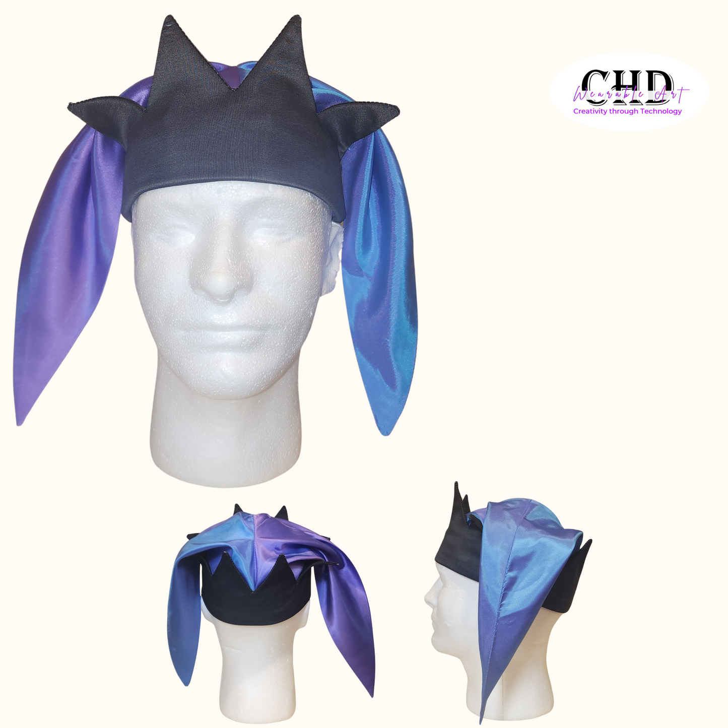 Jester Costume Hat Sewing Pattern with Video (PDF and Projector Files)