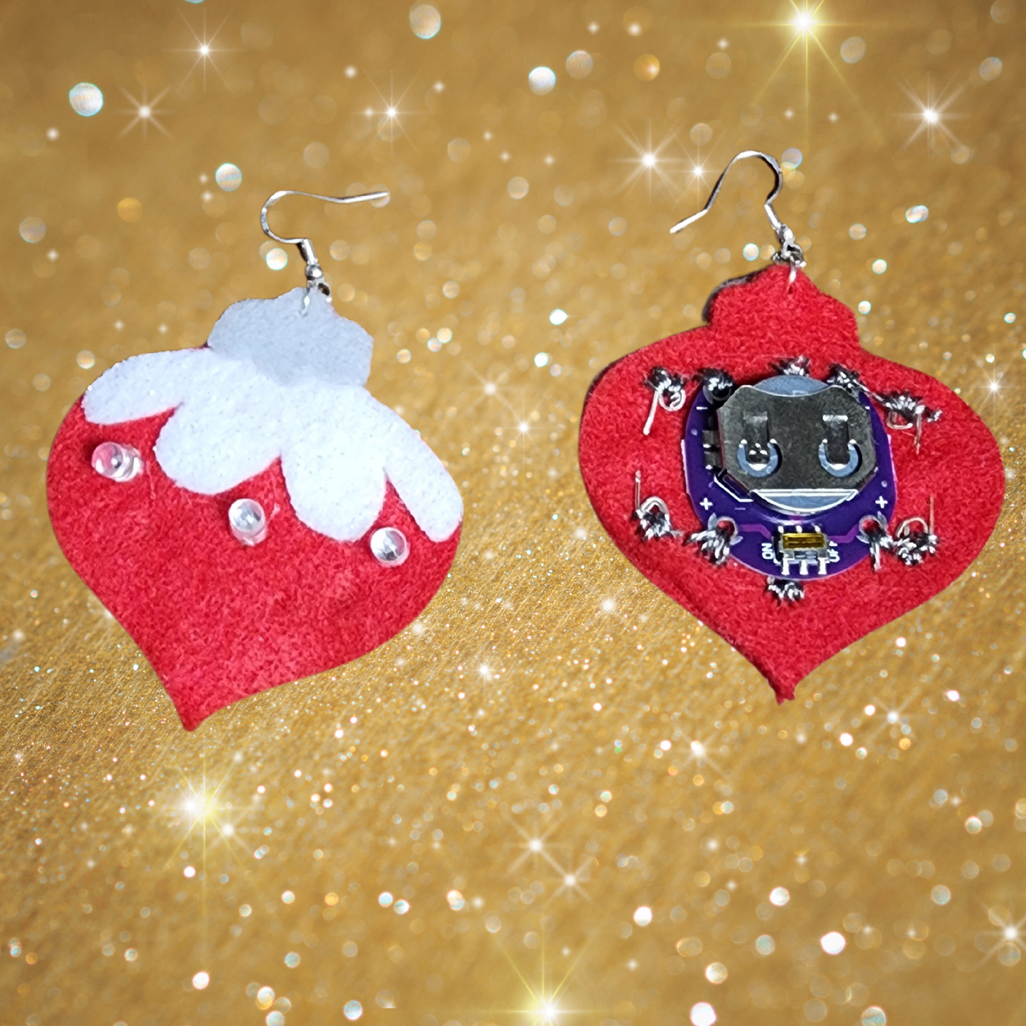 Festive Ornament Earrings Sewing Pattern