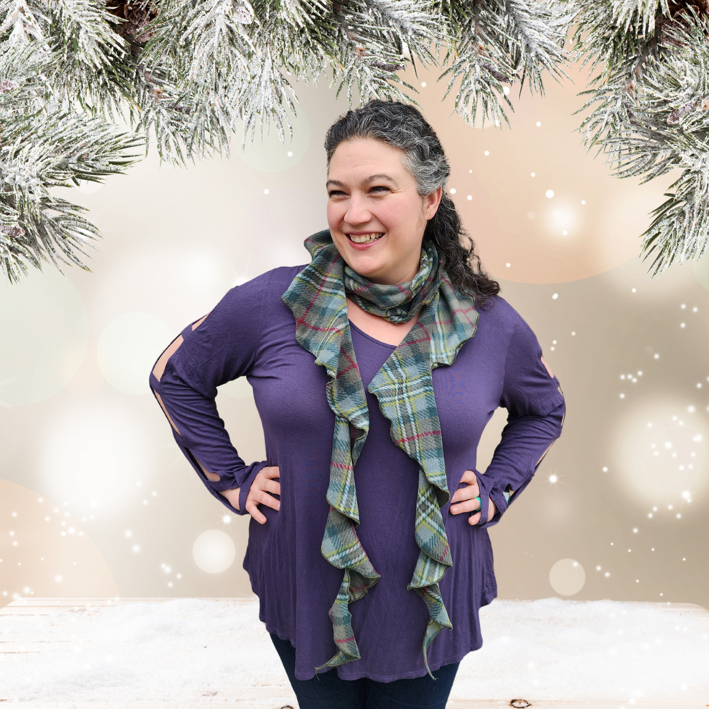 Spiral Scarf Sewing Pattern