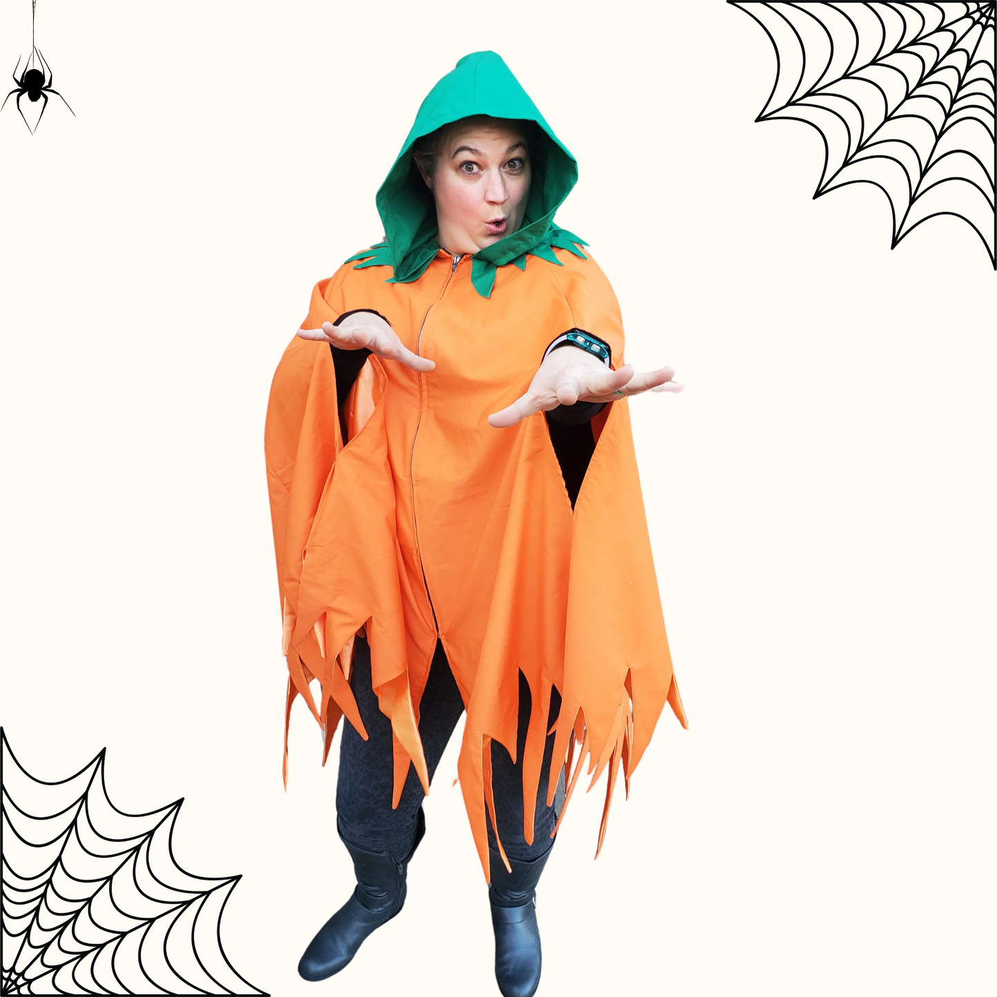 Pumpkin Cape Sewing Pattern | Halloween Costume