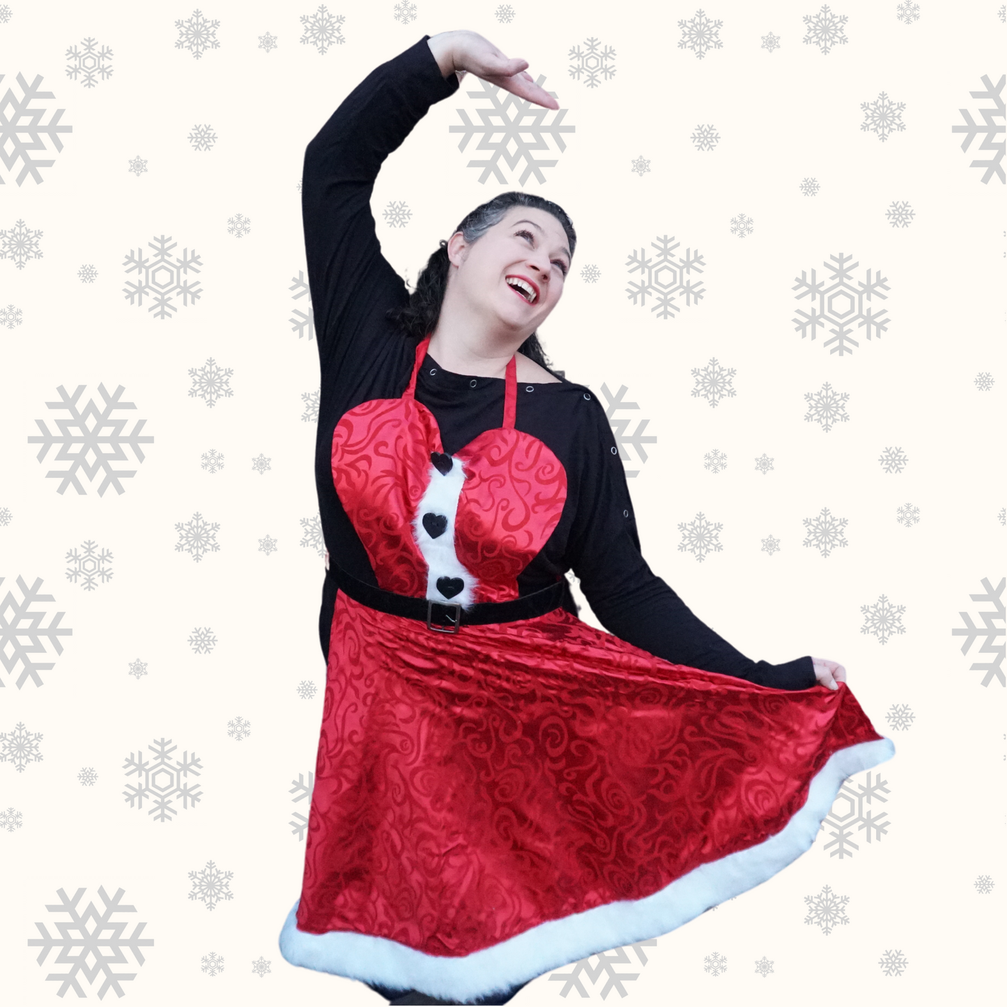 Mrs. Claus Apron Sewing Pattern