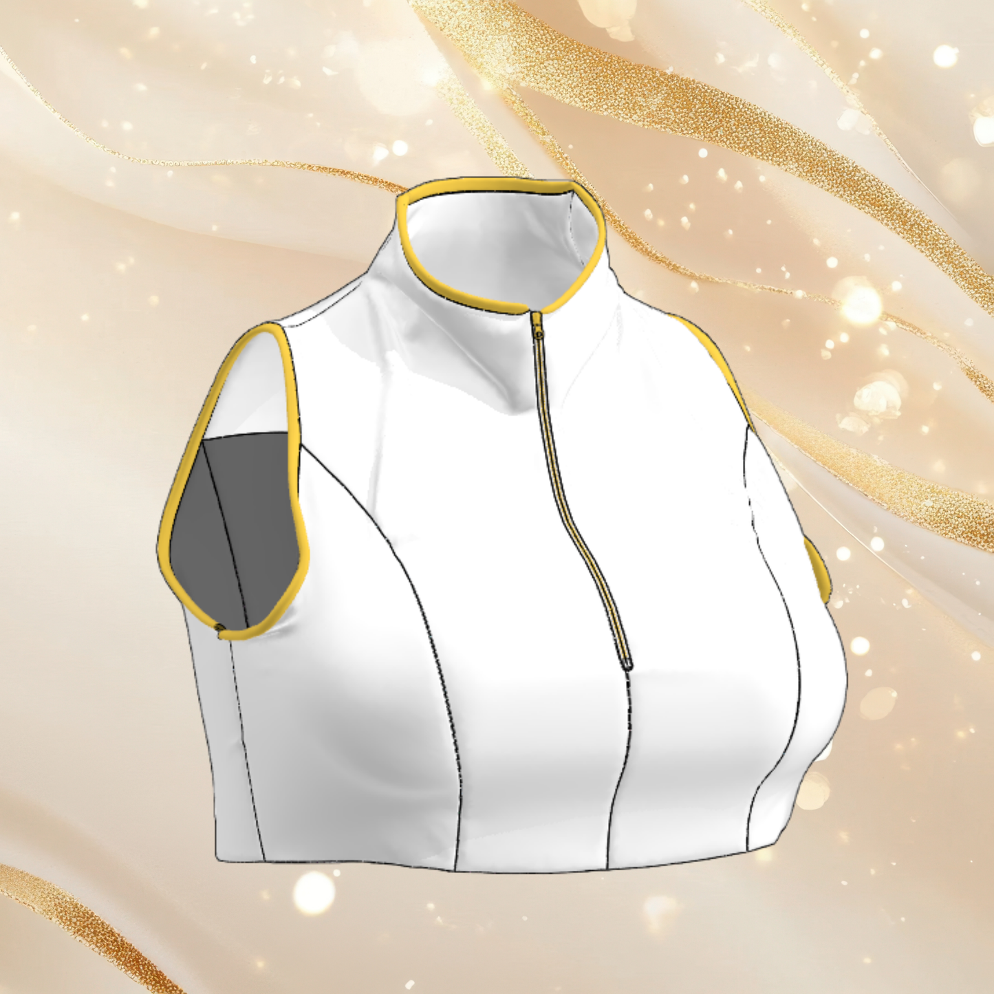 K-Pop Cosplay Crop Top | Demon Fighting Outfit DIY Tutorial - 18 sizes - Projector and Print Files