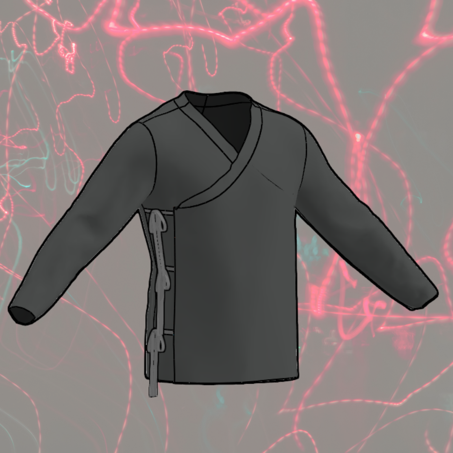 K-Pop Inspired Wrap Top Sewing Pattern 14 sizes in PDF and Projector Files with a sew along video