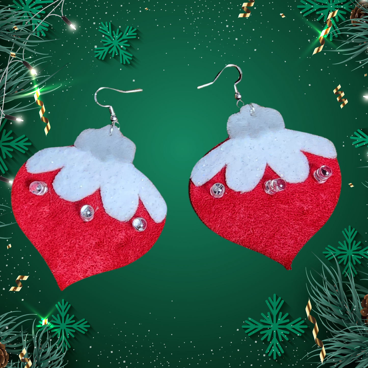 Festive Ornament Earrings Sewing Pattern