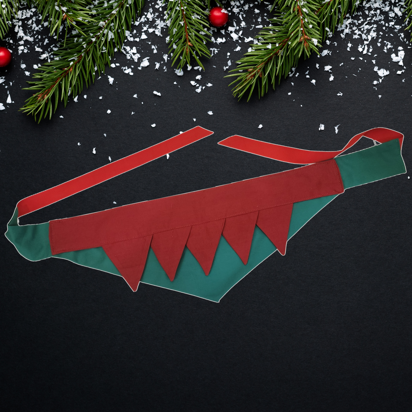 Holiday Pet Over-Collar Sewing Pattern, Easy Beginner PDF and Projector Files with 8 Sizes