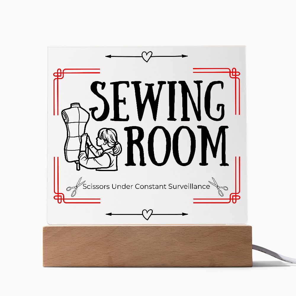 Sewing room Plaque