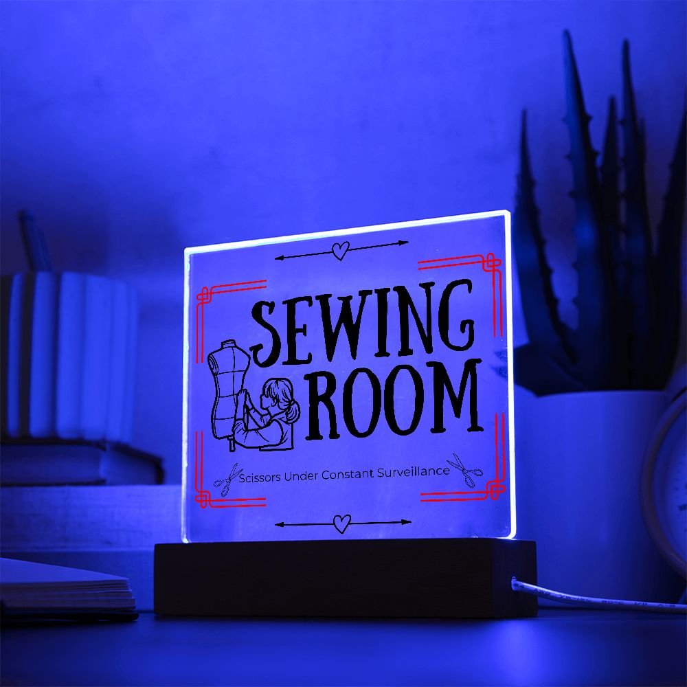 Sewing room Plaque