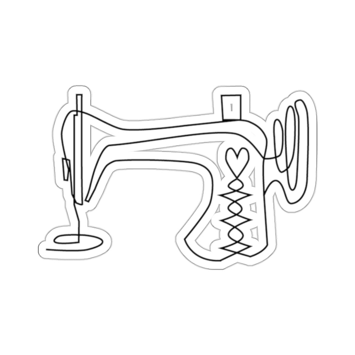 Sewing Machine Sticker