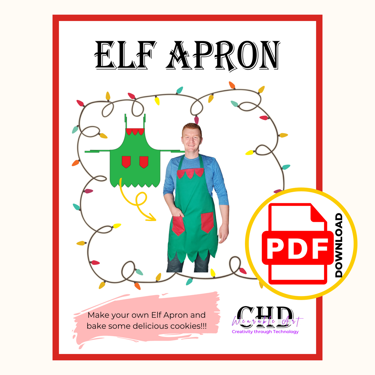 Elf Apron Sewing Pattern