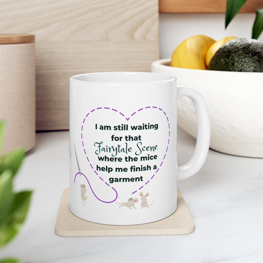 Sewing Fairytale Ceramic Mug 11oz