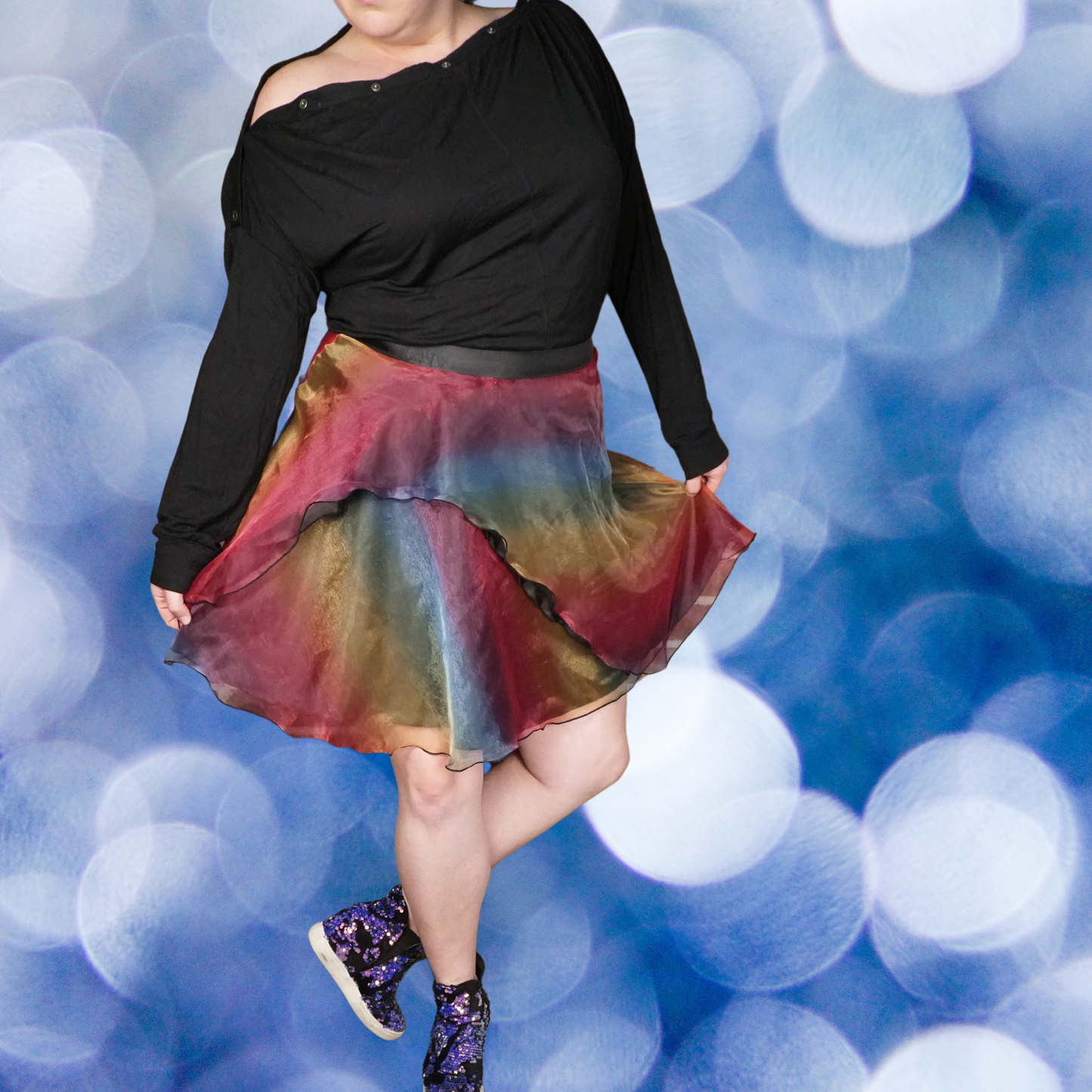 A-line Skirt with a Twist PDF Sewing Pattern