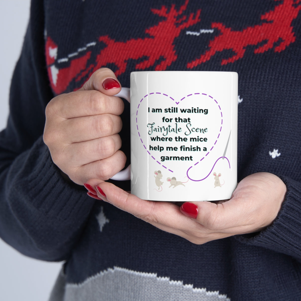 Sewing Fairytale Ceramic Mug 11oz